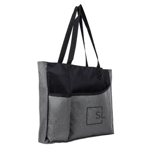 Imprinted Delegate Heathered Tote Bag