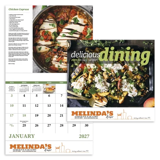 Good Value™ Delicious Dining - Stapled Calendar