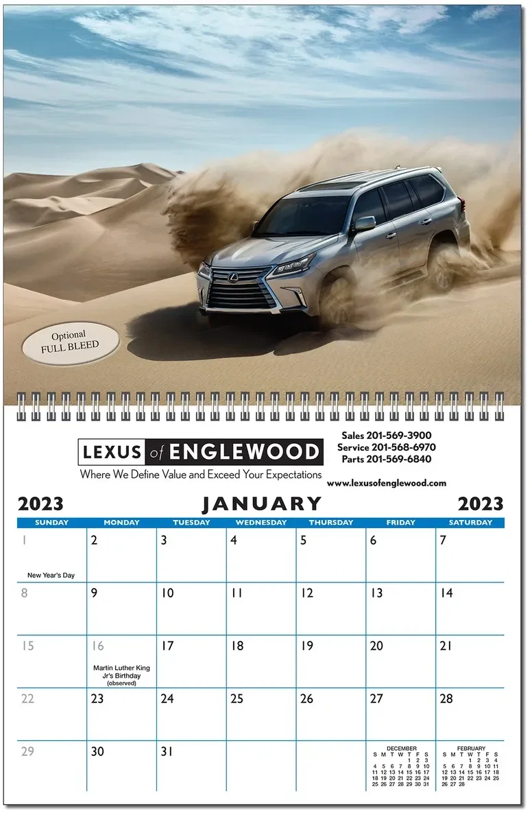 Deluxe 13 Picture Custom Wall Calendar — view 2