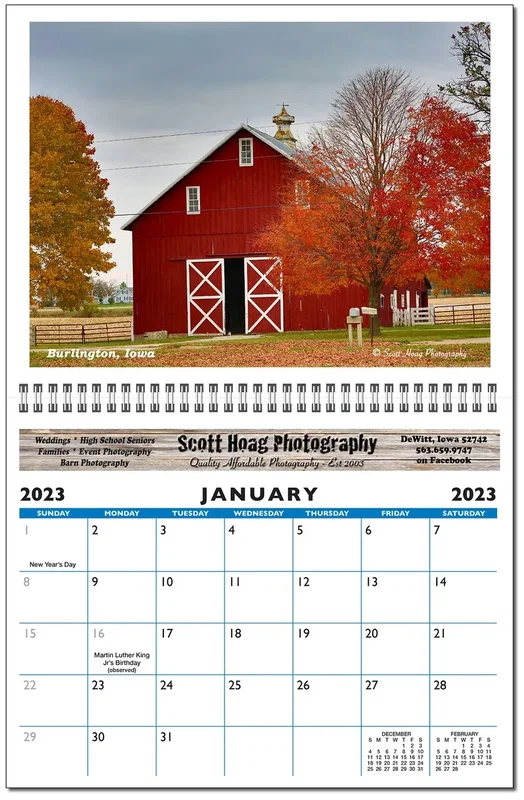 Deluxe 13 Picture Custom Wall Calendar — view 3