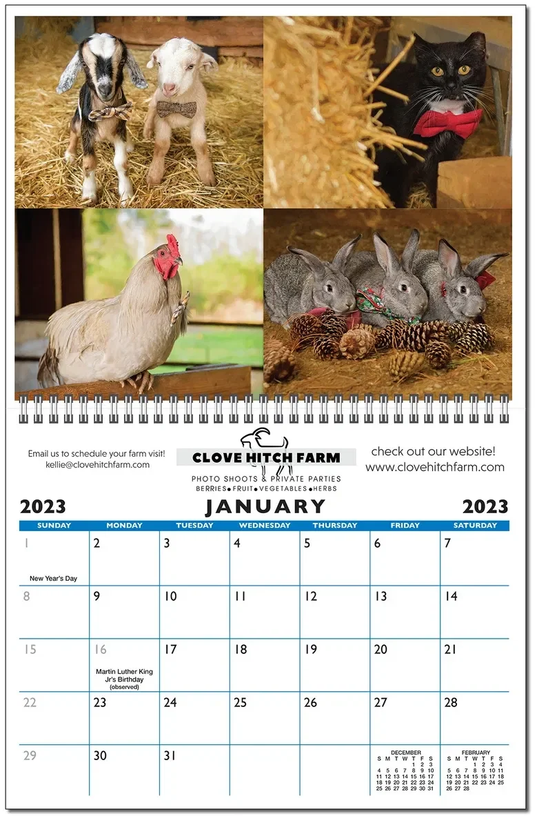 Deluxe 13 Picture Custom Wall Calendar