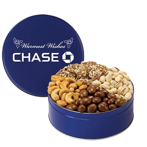 Deluxe 4-Way Nut Assortment Gift Tin — view 2