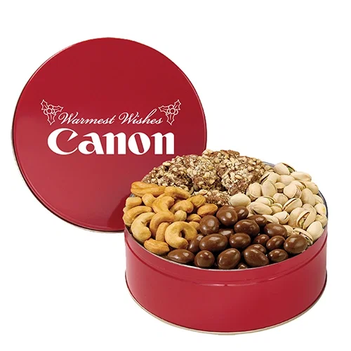 Deluxe 4-Way Nut Assortment Gift Tin — view 3