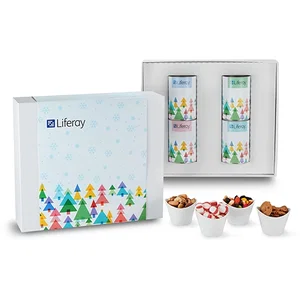 Deluxe 4-Way Snack Tube Set in Gift Box