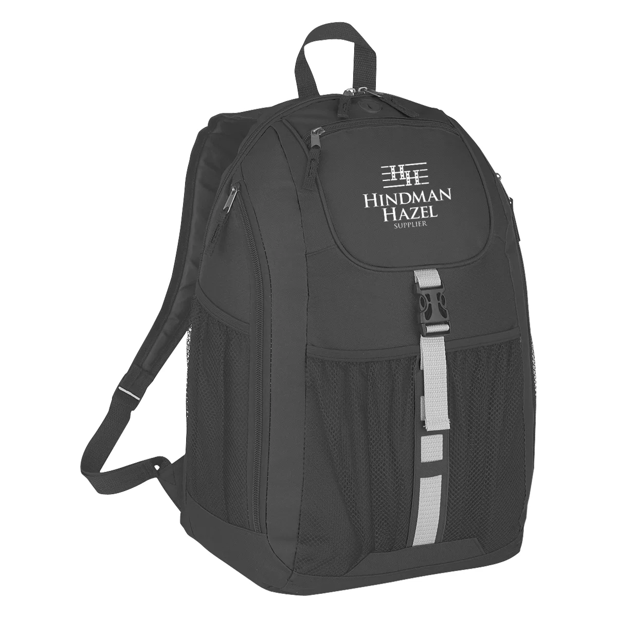 Roomy backpack shown upright with both shoulder straps visible