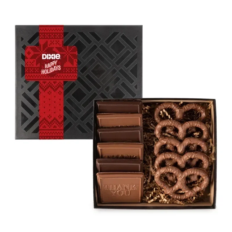 Deluxe Cookie and Pretzel Gift Box — view 2