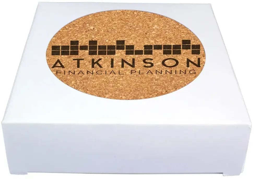 Deluxe Cork Coasters, Pack of 4 — view 3