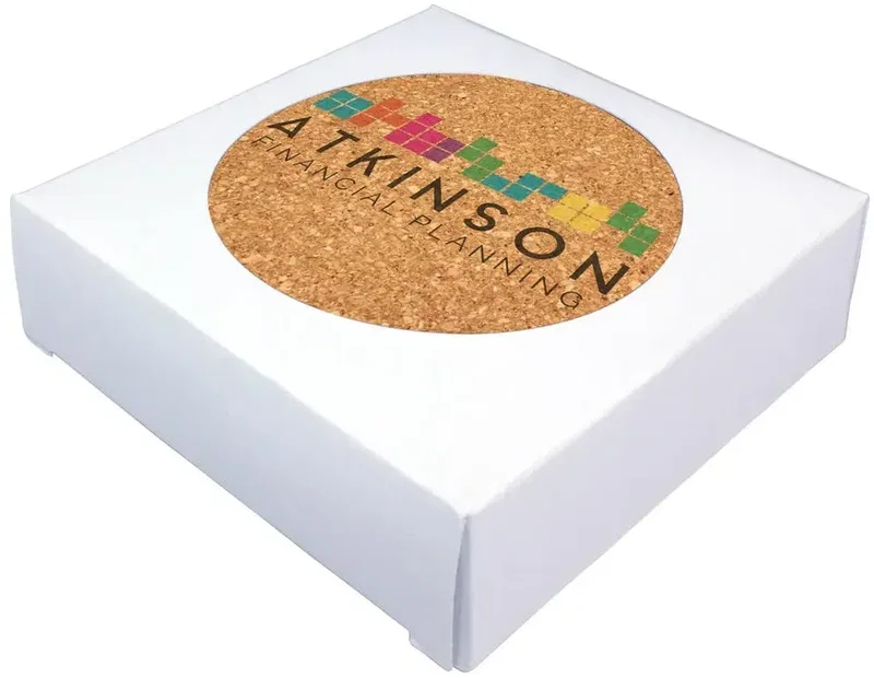 Deluxe Cork Coasters, Pack of 4 — view 6