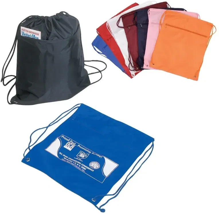 Personalized Drawstring Tote Bag