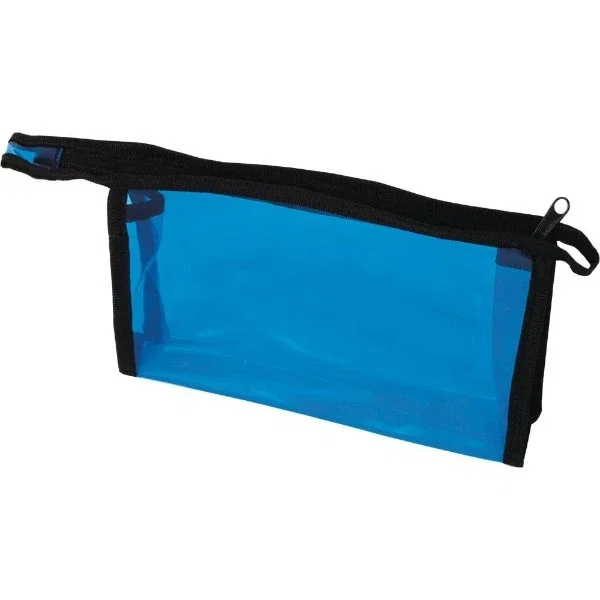 Deluxe first aid kit vinyl pouch front, imprint area for logo branding