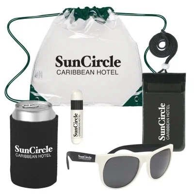 Deluxe summer kit with clear accessories and colored trim