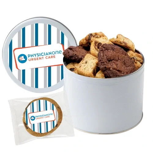 Deluxe Half Gallon Gourmet Cookie Tin — view 2