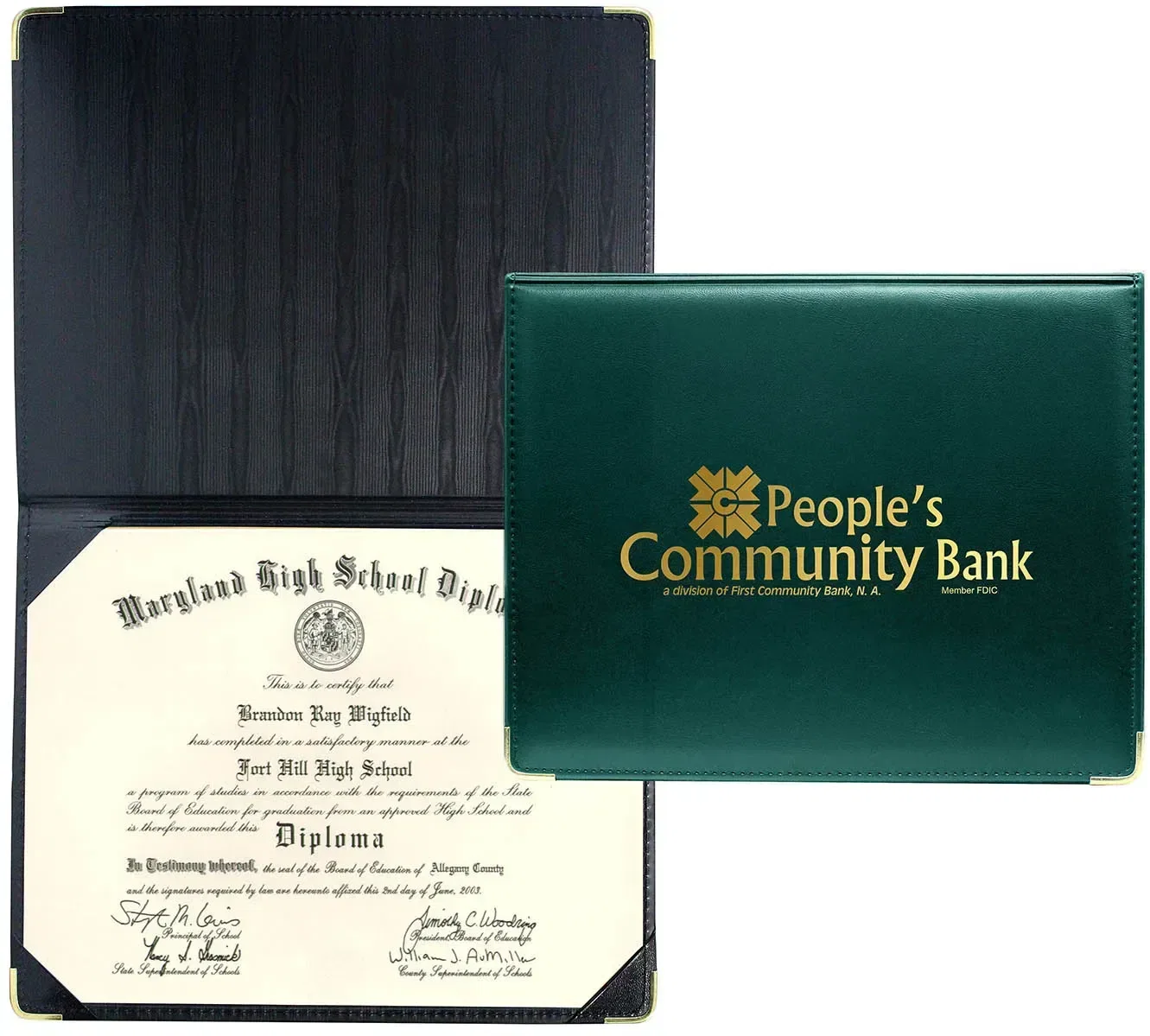 Personalized Diploma Holder — view 2