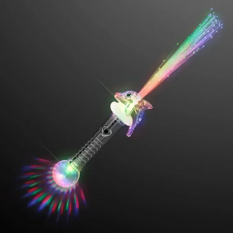 Deluxe Light Up Dolphin Toy Wand 15" — view 4