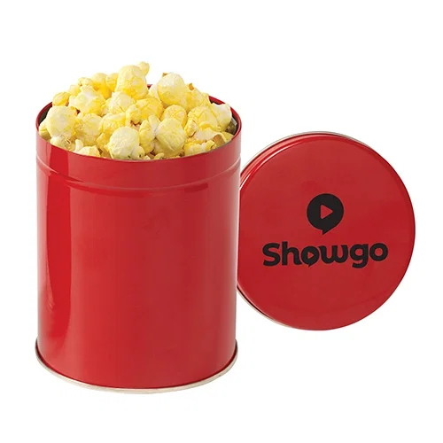 Deluxe Quart Gourmet Popcorn Tin Gift Set — view 6