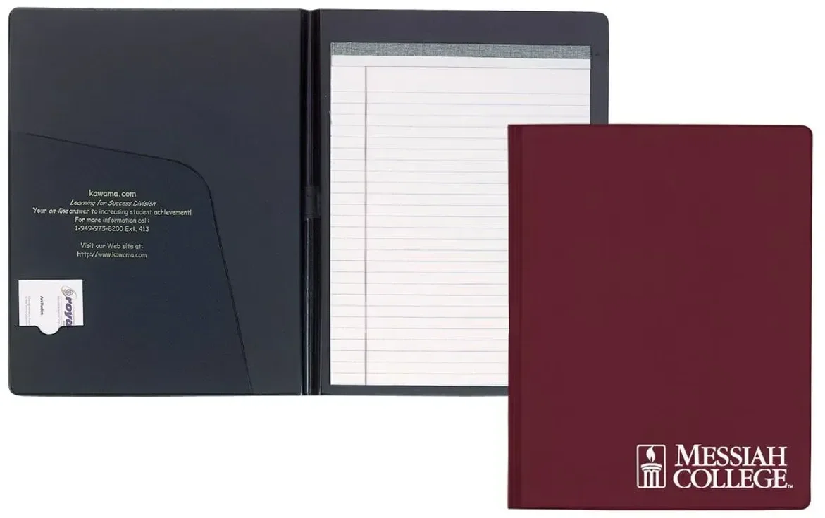 Branded Custom Deluxe Senior Size Padfolio — view 3