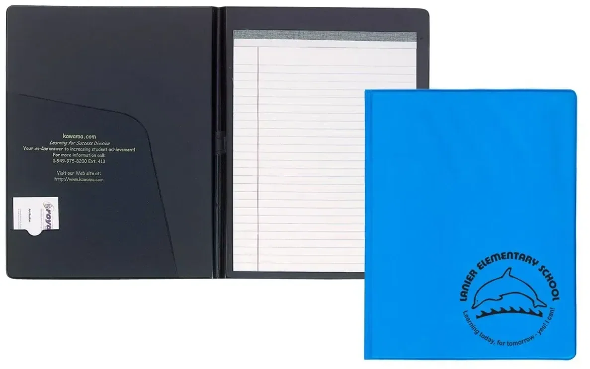 Branded Custom Deluxe Senior Size Padfolio — view 4