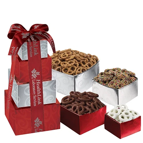 Deluxe Sweet & Salty Tower Gift Set — view 4