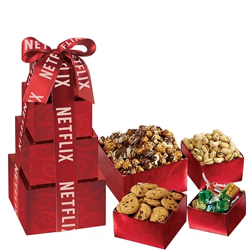 Deluxe Tower of Gourmet Delights Gift Set — view 3