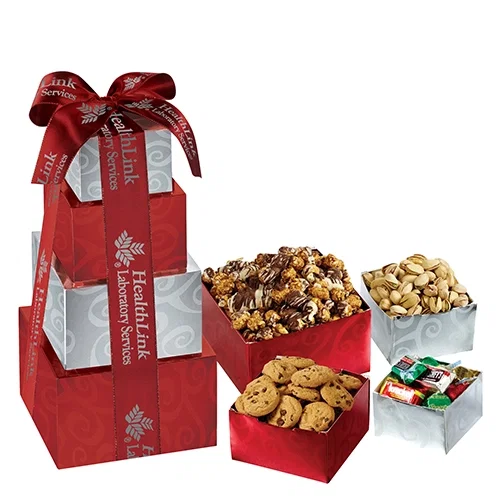 Deluxe Tower of Gourmet Delights Gift Set — view 4