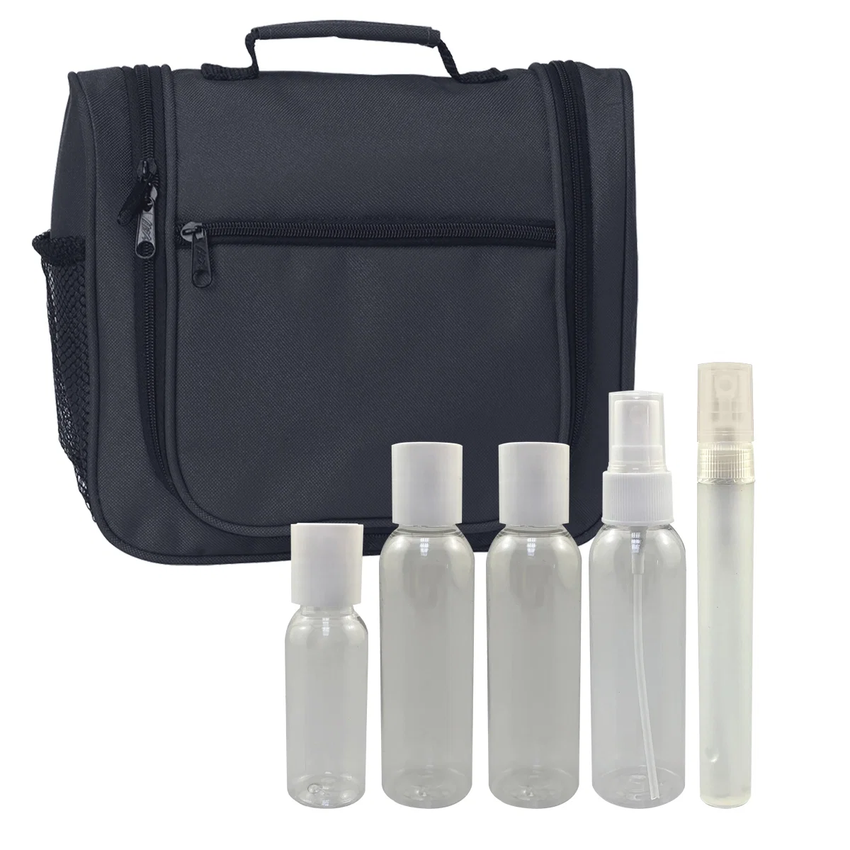 Kit unzipped to reveal the interior storage pockets