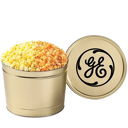 Deluxe Two-Flavor Gourmet Popcorn Tin — view 2