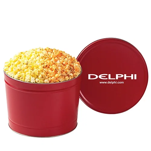 Deluxe Two-Flavor Gourmet Popcorn Tin — view 3