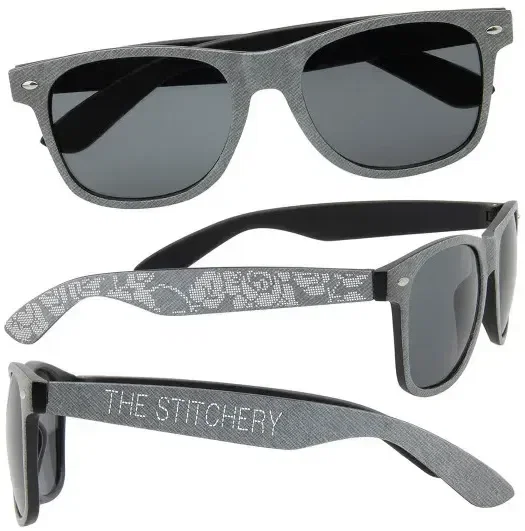 Imprinted Denim Print Sunglasses — view 3