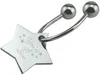 Designer Inspired Star Keytag in Silver
