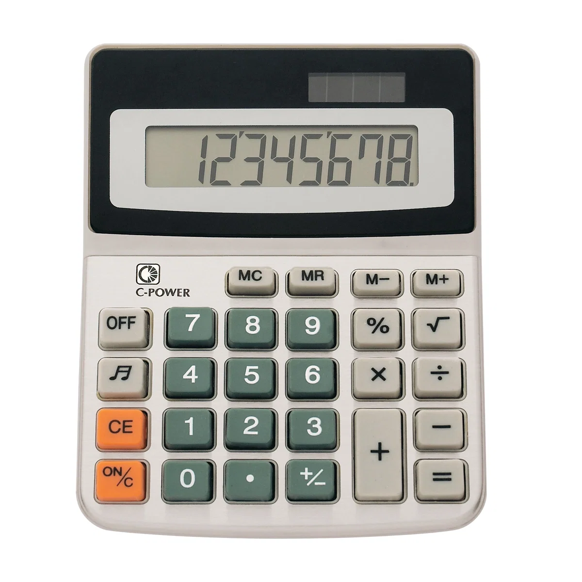 Angled shot of the keypad and imprint area