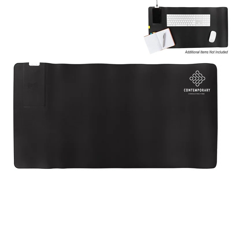 Desk Mat w/ 15W Wireless Charger