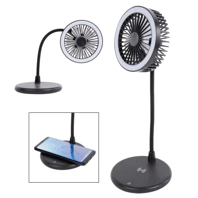 Ring light switched on around the fan housing