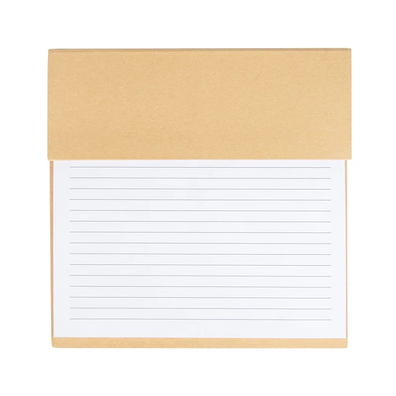 In use on a desk, keeping notes and small items together