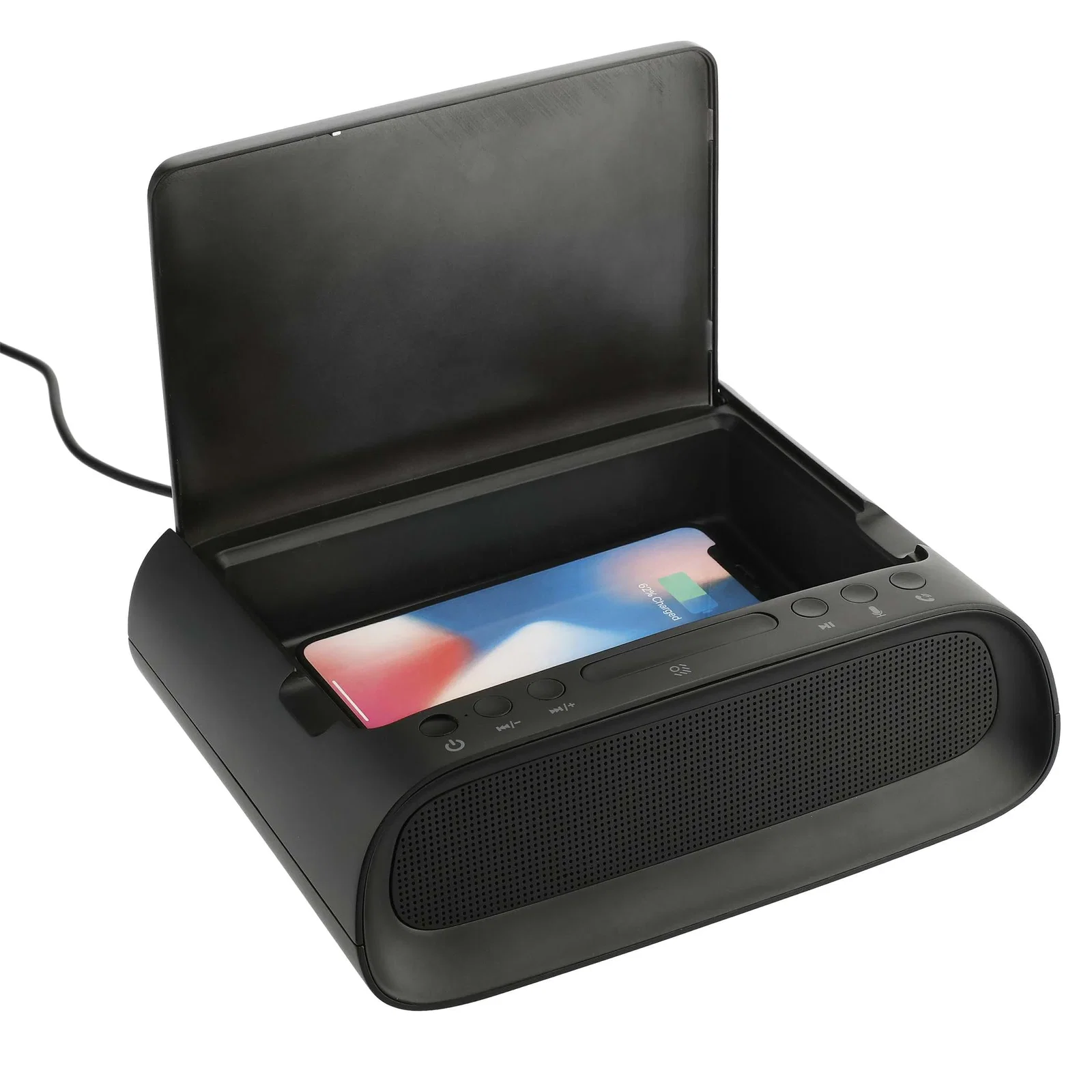 Branded Desktop UV Sanitizer with Bluetooth Speaker — view 13