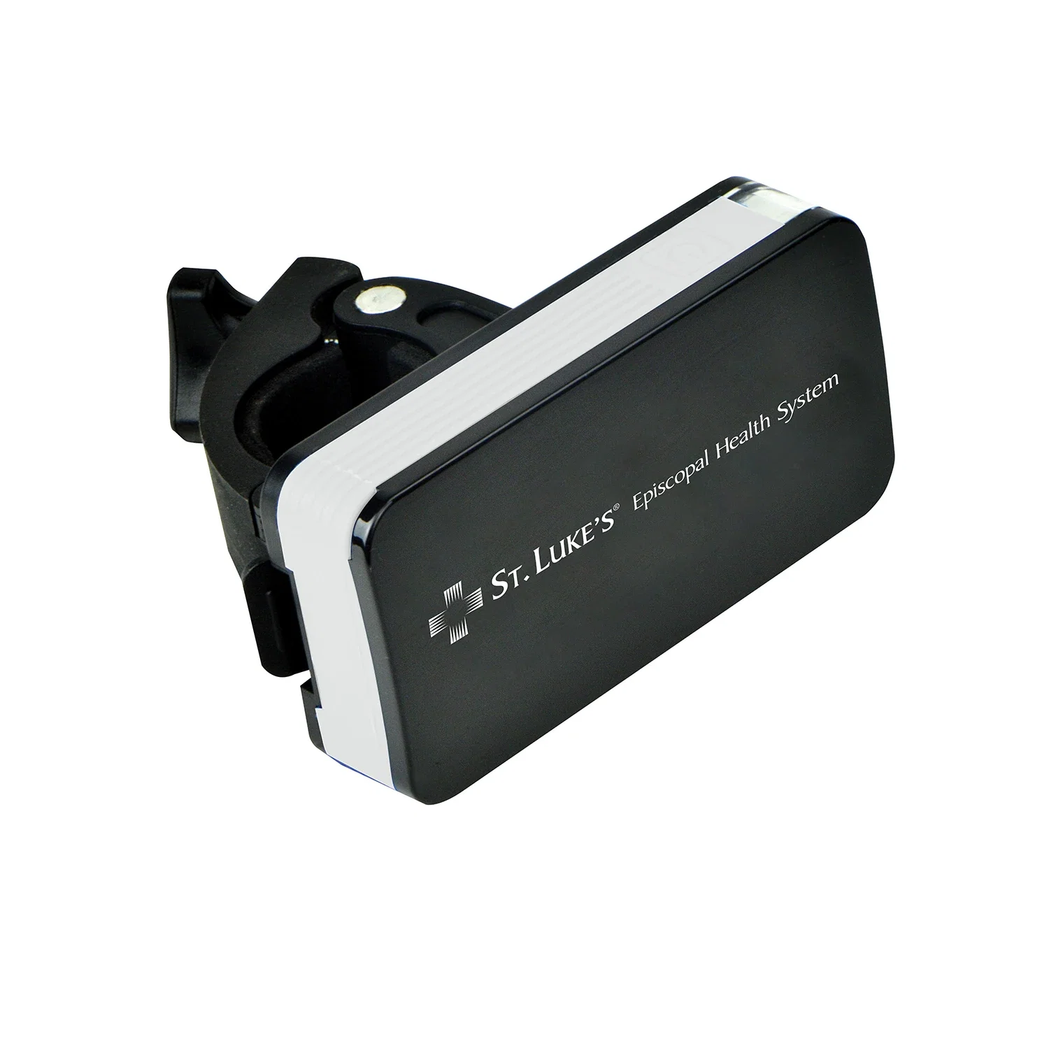 Imprinted Detachable COB Bike Light — Black / White — view 3