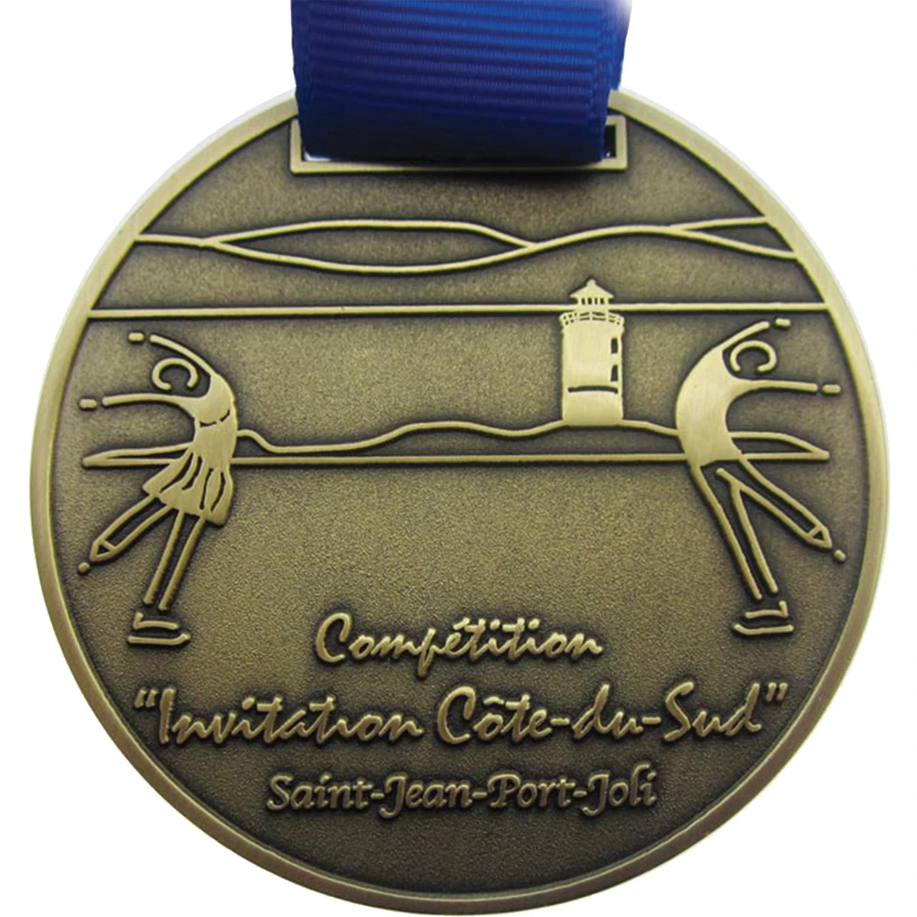 Diestruck Antiqued Medals 2 Dia — view 2