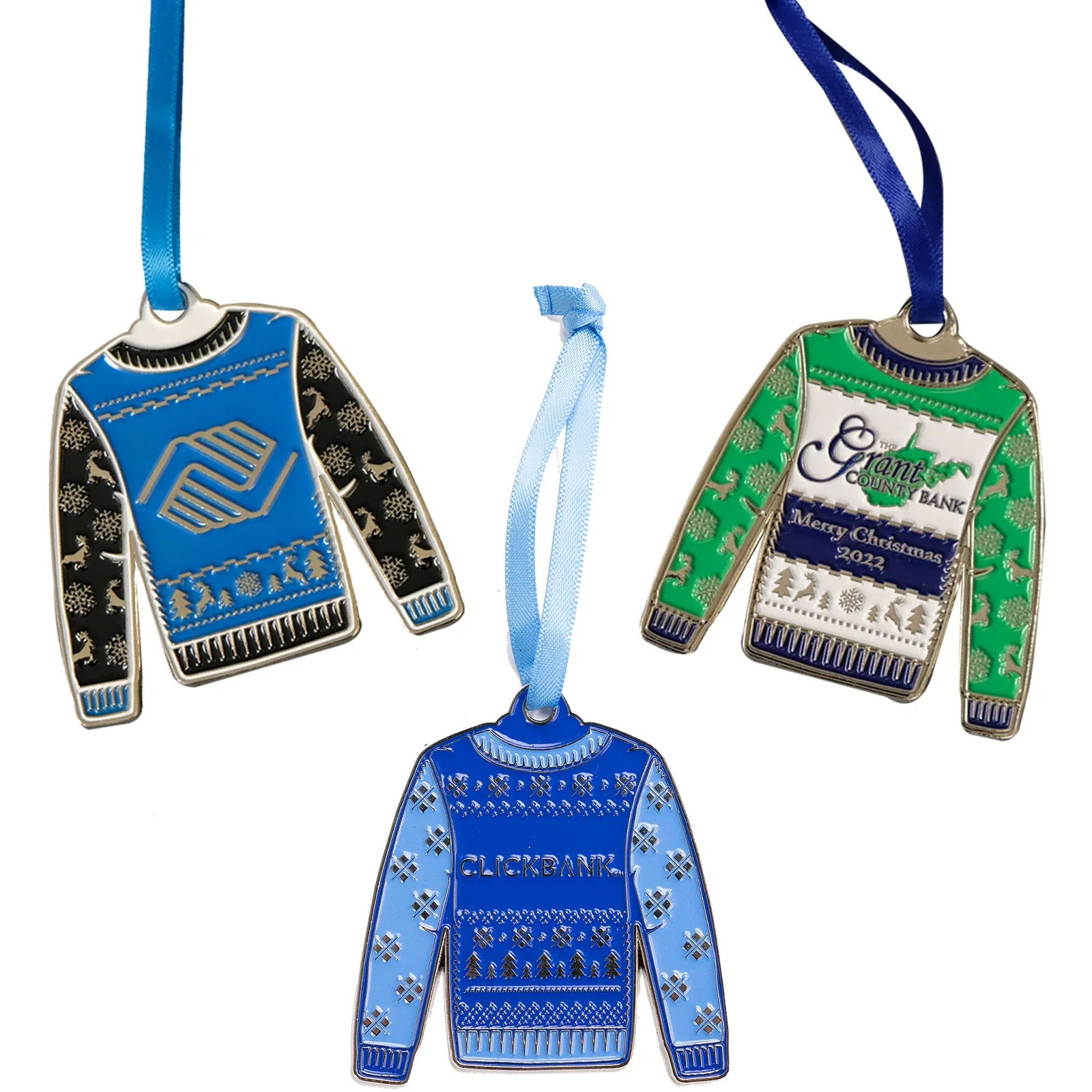 Die Struck Ornaments: 2" W x 2" H — view 9