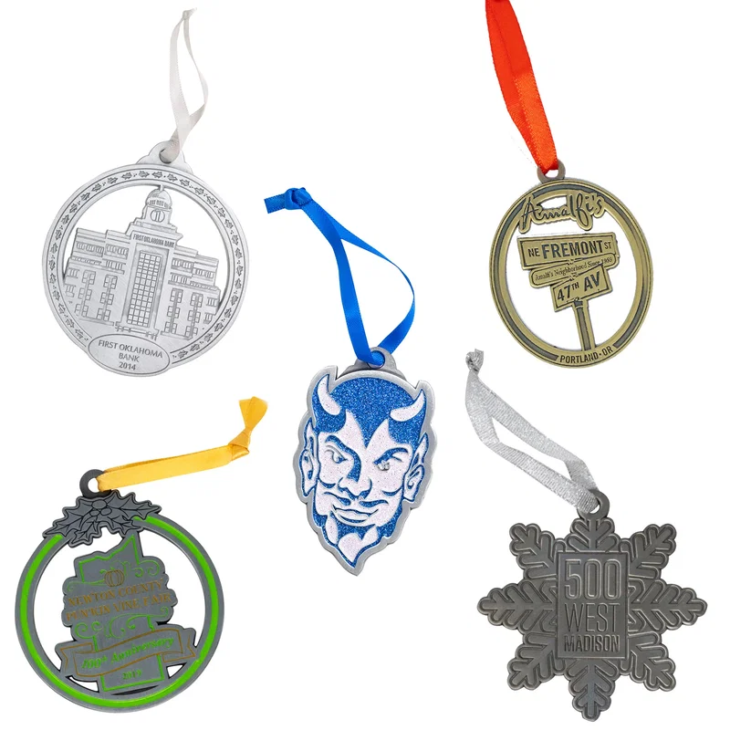 Die Struck Ornaments: 2" W x 2" H — view 10