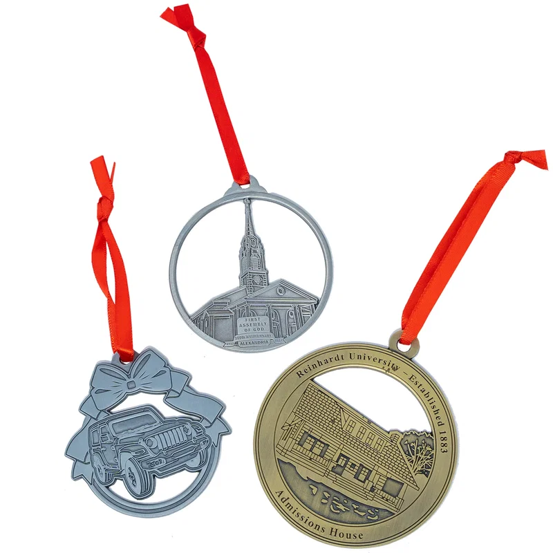 Die Struck Ornaments: 2" W x 2" H — view 5