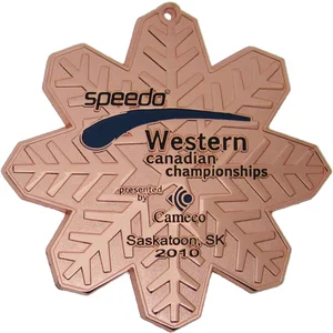 Die-Struck Sandblasted Medal