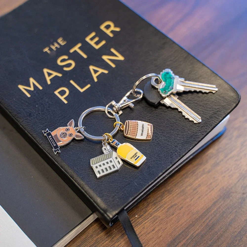 Diestruck Charm Keychain 4 Charms — view 4