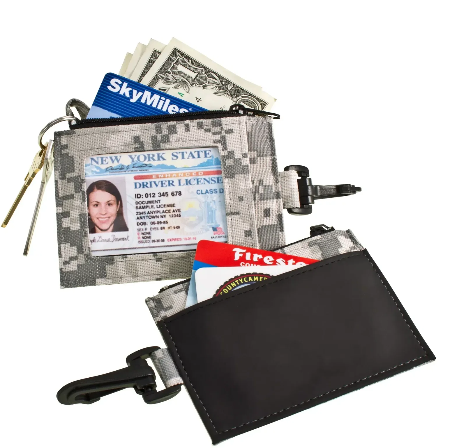 Personalized Digi-Camo ID Clip — view 3