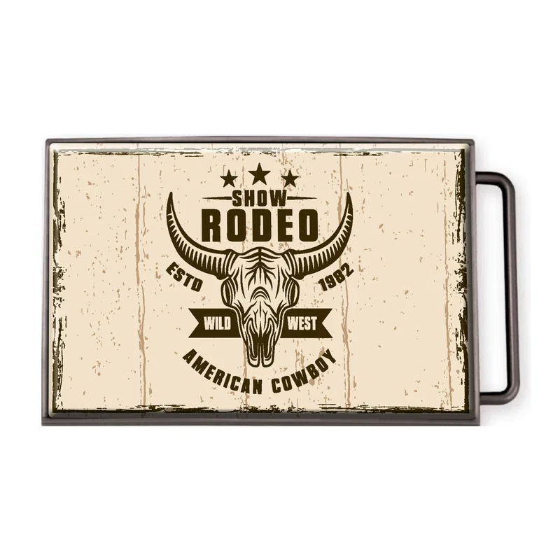 Digistock Belt Buckles: 3-1/4" W x 2-1/2" H Rectangle