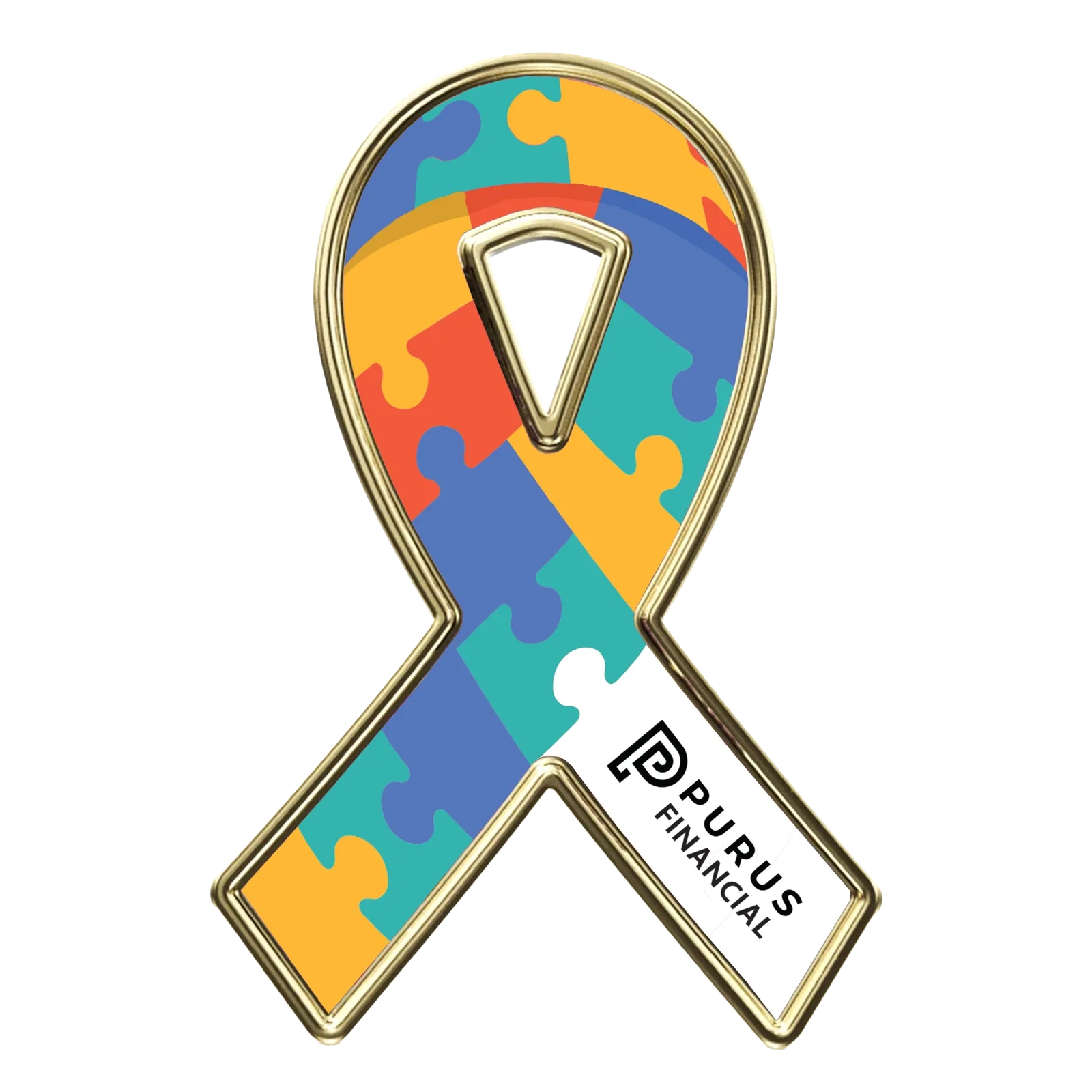 Digistock Lapel Pins: Ribbon — view 7
