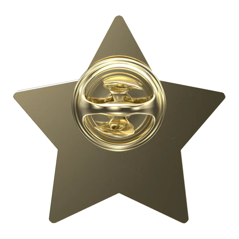 Digistock Lapel Pins: Star — view 6