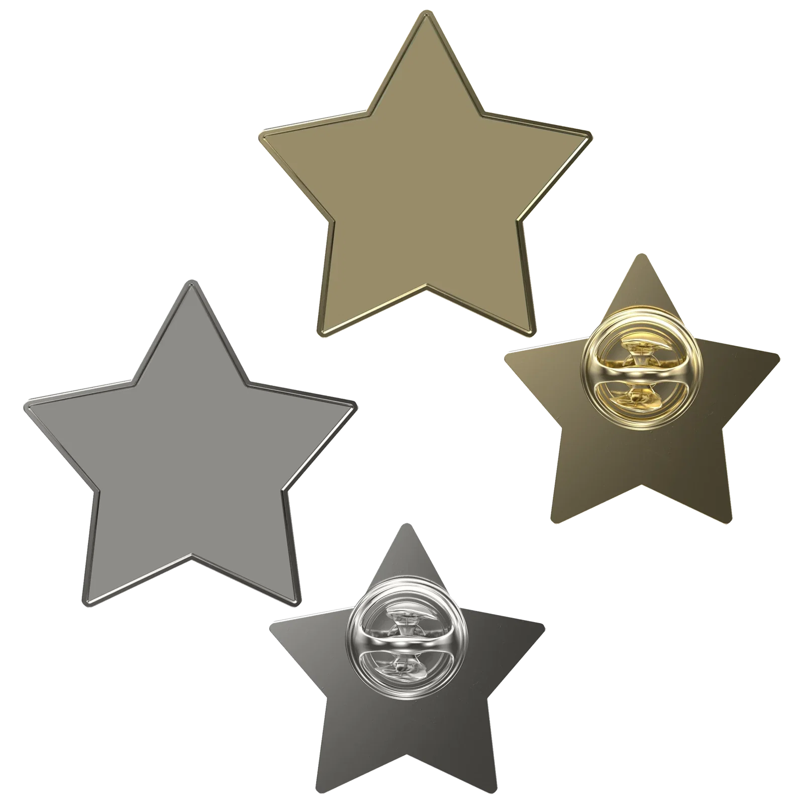 Digistock Lapel Pins: Star — view 7