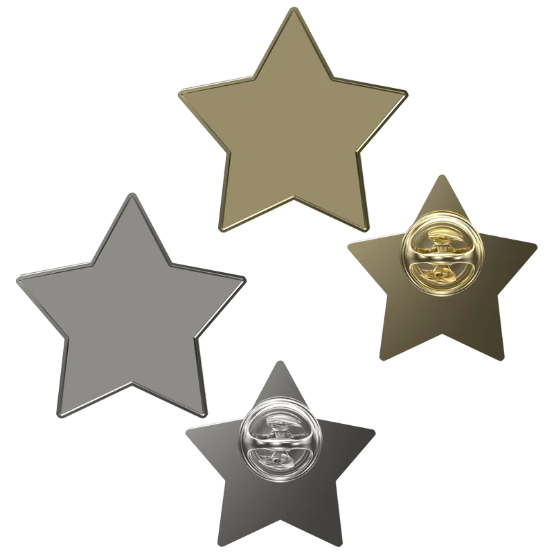 Digistock Lapel Pins: Star — view 7