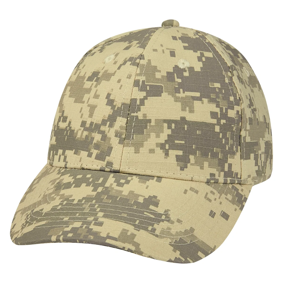 Rear view of the patterned baseball cap