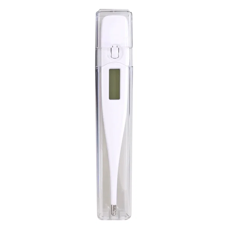 Case and thermometer laid out together
