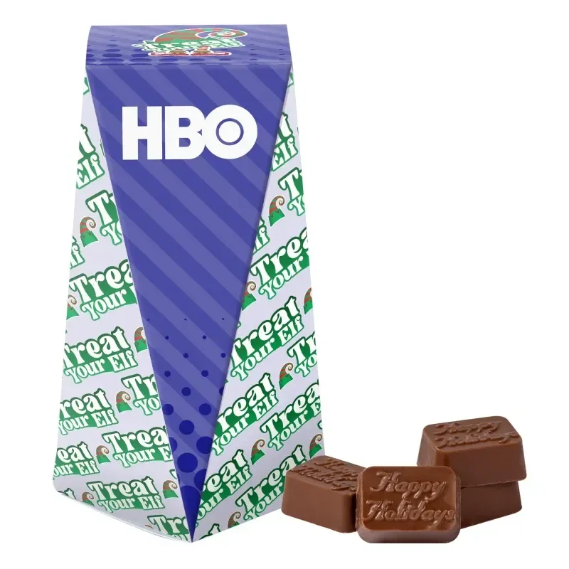 Dimensional Twist Box with Molded Chocolates — view 2